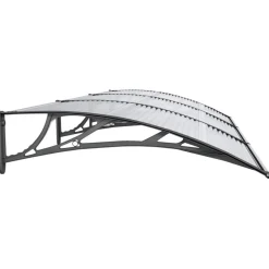 Best Ovikatos 300x100 cm polykarbonaatti musta/vaalea Ovikatokset
