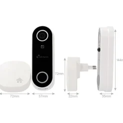 Outlet Ovipuhelin Nivian Smart, sisäkellolla ja FullHD 1080P 2MP resoluutiolla Valvontakamerat|Ovikellot