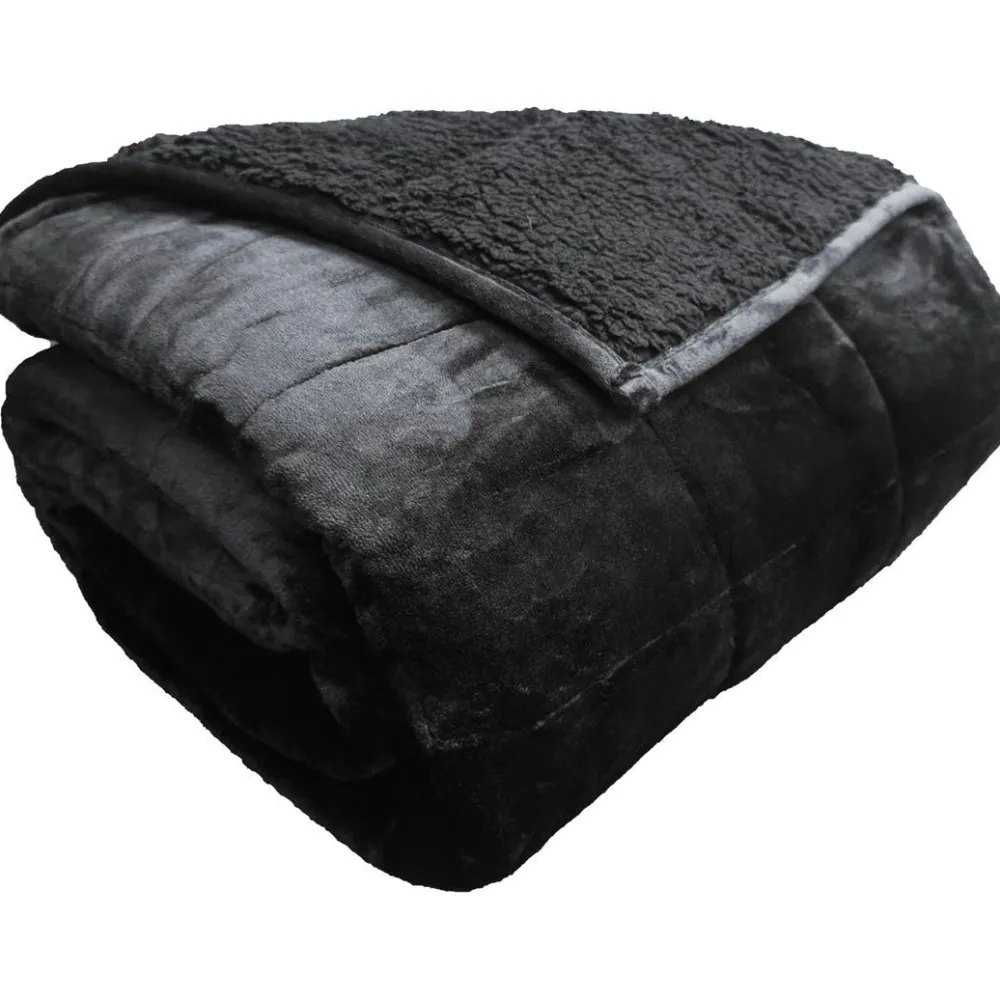 Discount Painopeitto Sherpa Black, 135x200cm, eri vaihtoehtoja Painopeitot