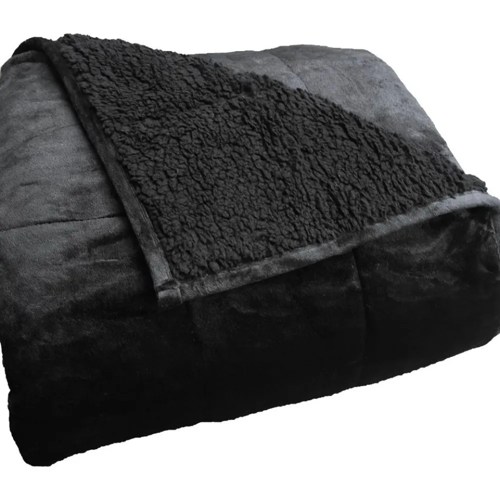 Discount Painopeitto Sherpa Black, 135x200cm, eri vaihtoehtoja Painopeitot