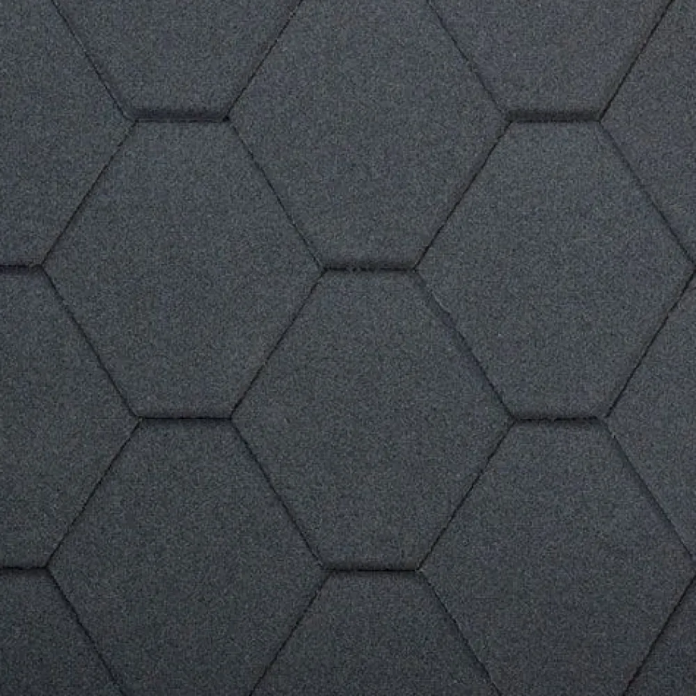 Discount Palahuopa Yoga Hexagonal, 2m², musta Kattohuovat
