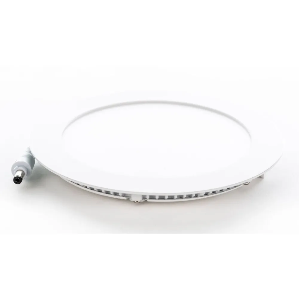 Clearance Paneelivalaisin Slim Ø170mm 12W 840lm 3500K uppoasennettava sis. liitäntälaiteen valkoinen Alasvalot