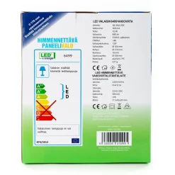 Paneelivalaisin Slim pyöreä 3500K uppoasennettava himmennettävä valkoinen*LED Energie Outlet