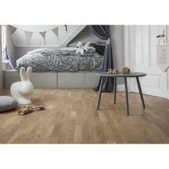Outlet Parketti Shade Tammi Almond 3S, ruskea, harjattu, mattalakattu Parketit