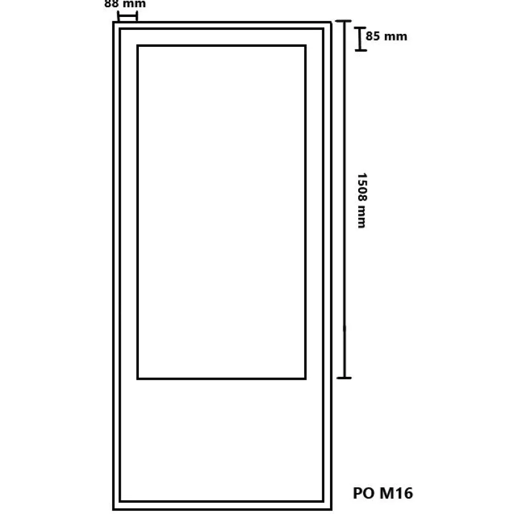 Outlet Parvekeovi PO 16 9-10x21 karmi 115 mm valkoinen Terassin Ovet Ja Liukuovet|Terassin Ovet Ja Liukuovet