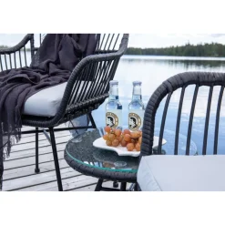 Parvekeryhmä Viga, musta*Venture Home Online