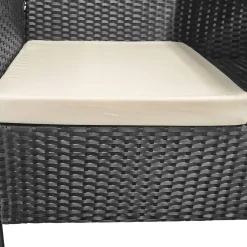 New Parvekesetti Palma 136x60x85 cm musta Parvekekalusteet|Polyrottinkikalusteet