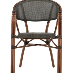 Parveketuoli Vila, musta/ruskea*Venture Home Clearance