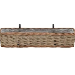 Parvekkeen kukkalaatikko 2 kpl paju PE-vuori 80 cm*FinePRICE Online
