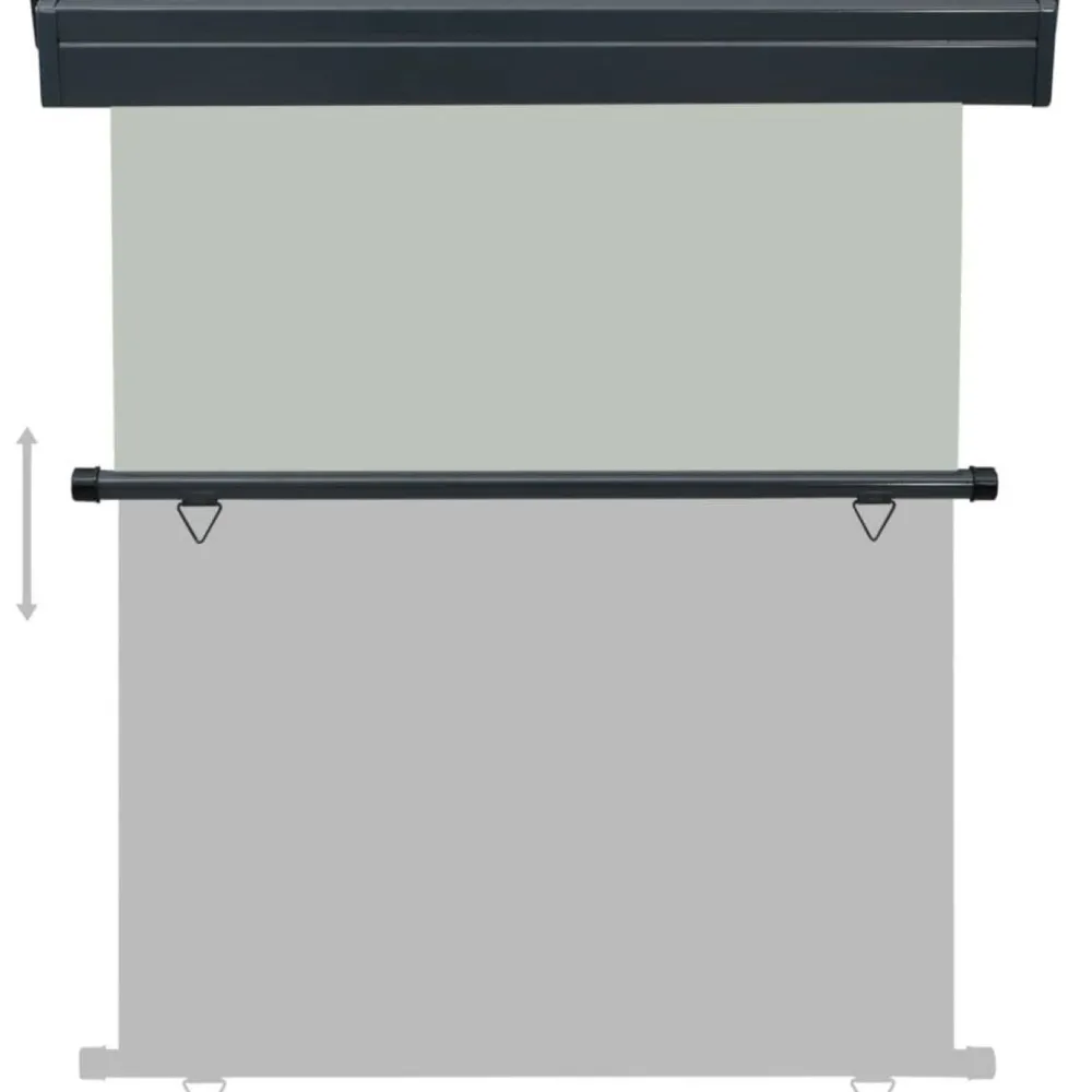 Best Parvekkeen sivumarkiisi 145x250 cm harmaa Markiisit
