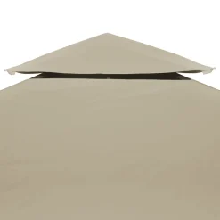 Paviljongin kangaskatto 310g/m² beige 3x3m*FinePRICE Online