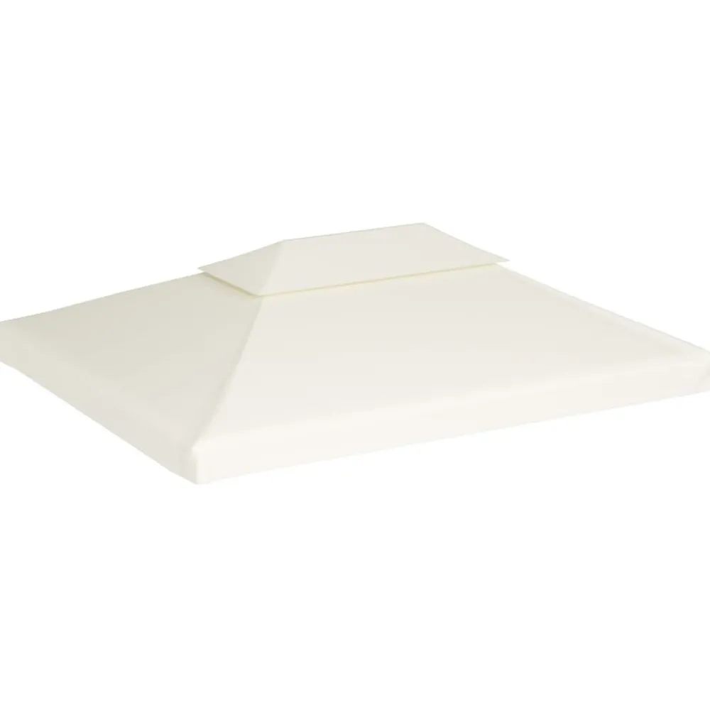 Best Paviljongin kangaskatto 310g/m² kermanvalkoinen 3x4m Paviljongit|Paviljongit
