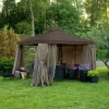 New Paviljonki Legend, 2,91x3,91 m, ruskea/beige Paviljongit|Paviljongit