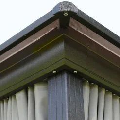 New Paviljonki Sunset, 3x4m, ruskea/vaaleanbeige Paviljongit|Paviljongit