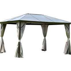 New Paviljonki Sunset, 3x4m, ruskea/vaaleanbeige Paviljongit|Paviljongit