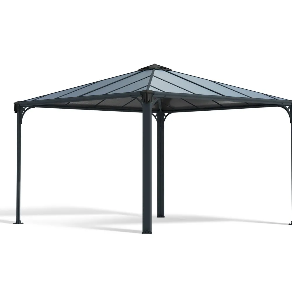 Online Paviljonki Palermo 3600 3,6 x 3,6 m 13 m² harmaa Paviljongit|Paviljongit