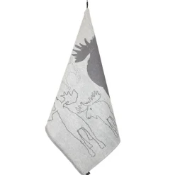 Pefletti Kaiku 45x55 cm valkoinen/tummanharmaa*Jokipiin Pellava Discount