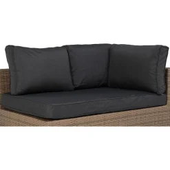 Pehmusteen päällinen Bahamas- sohvan päätymoduuliin tummanharmaa*Comfort Garden Hot