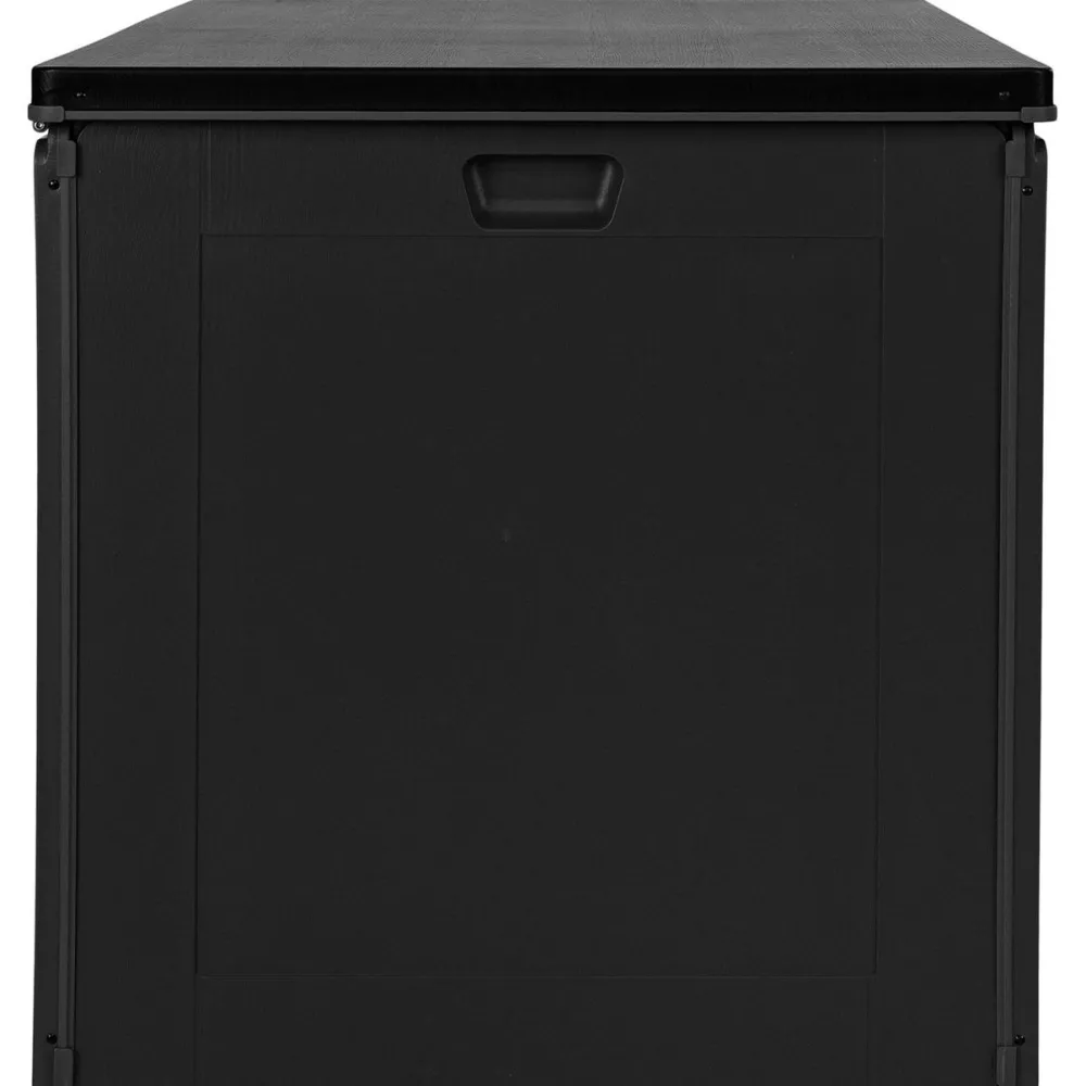 Discount Pehmustelaatikko Dubrovnik, 146.5x61x64.5cm, 490L, muovi, musta Säilytyslaatikot Ulos|Terassin Sisustus