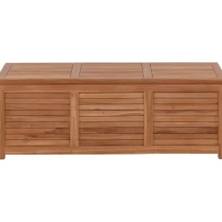 Pehmustelaatikko Trento 2, 70x130x46cm, luonnollinen tiikki*Venture Home Online