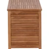 Pehmustelaatikko Trento 2, 50x130x60cm, luonnollinen tiikki*Venture Home Hot