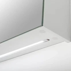 Clearance Peilikaappi LED-valaisimella Glänsa 600 mm valkoinen Peilikaapit