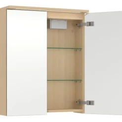 Peilikaappi LED-valolla Unic, kahdella ovella, kaksiosainen pistorasia, eri vaihtoehtoja*Temal Sale