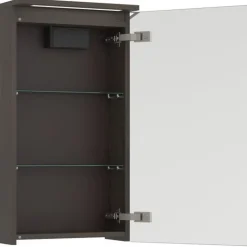 Peilikaappi LED-valolla Unic, 40x20cm, yhdellä ovella, kaksiosainen pistorasia*Temal New