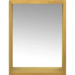 Peilikaappi 30x10x40 cm täysi tiikki (38243)*FinePRICE Clearance