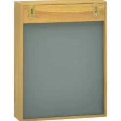 Peilikaappi 30x10x40 cm täysi tiikki (38243)*FinePRICE Clearance