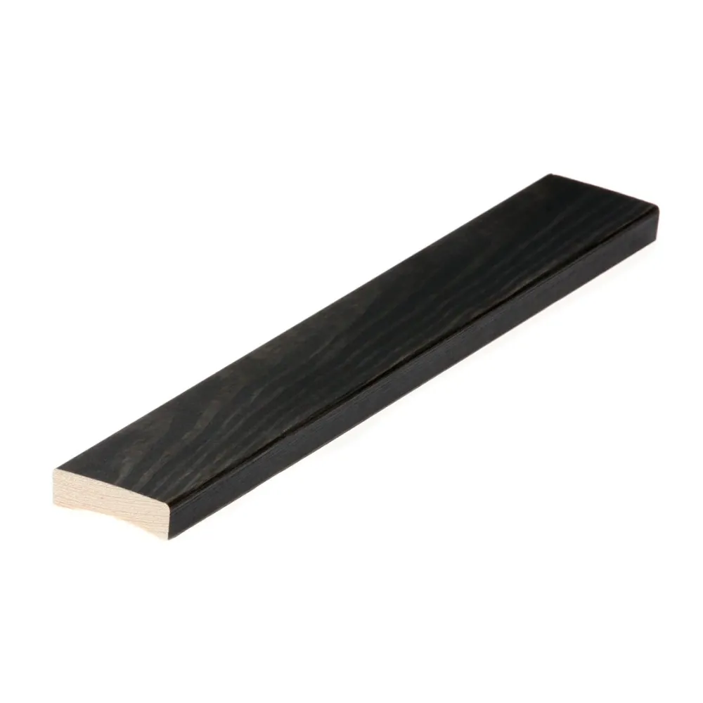 Peitelista 12x42x2200 mm kuusi hiilenmusta saunasuojattu*Cent Clearance