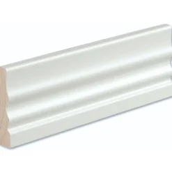 Hot Peitelista/jalkalista Kinos 15x70x3600 mm puhtaanvalkoinen 5 kpl/pak Peitelistat