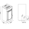 Outlet Pellettitakka Laura 12.5kW, punainen Pellettitakat