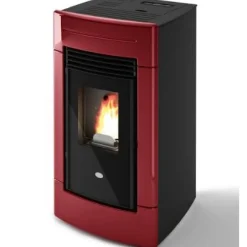 Pellettitakka Sofia 8kW, punainen*Eva Calòr Online