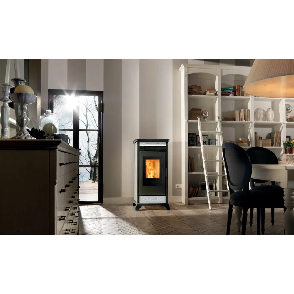 Pellettitakka RV110 11.5 kW valkoinen*Ravelli Discount