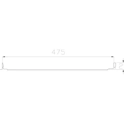 Peltikatto Progantti Standard 0.5 mm pystysauma*Weckman