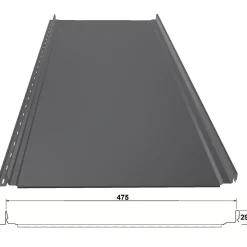 Peltikatto Progantti Standard 0.5 mm pystysauma*Weckman
