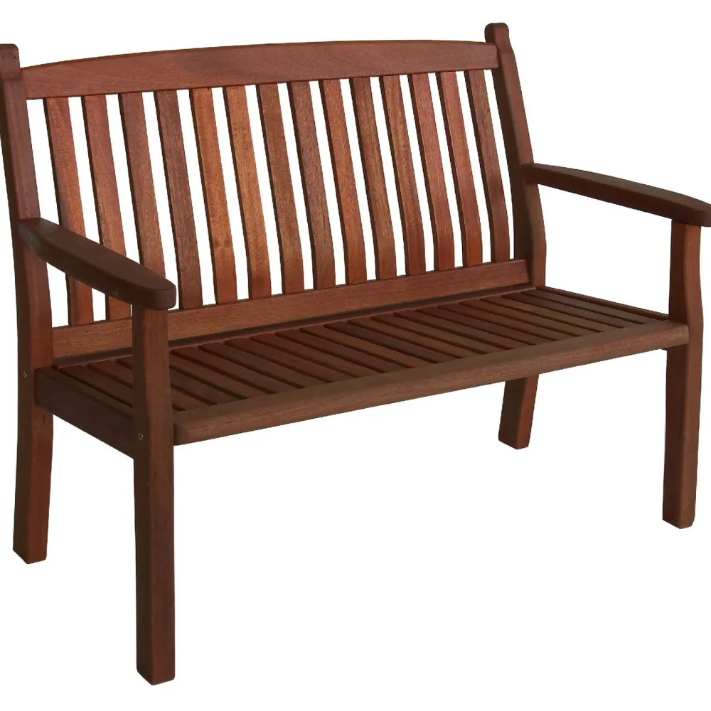 Discount Penkki Windsor 116 cm tummanruskea Puutarhapenkit