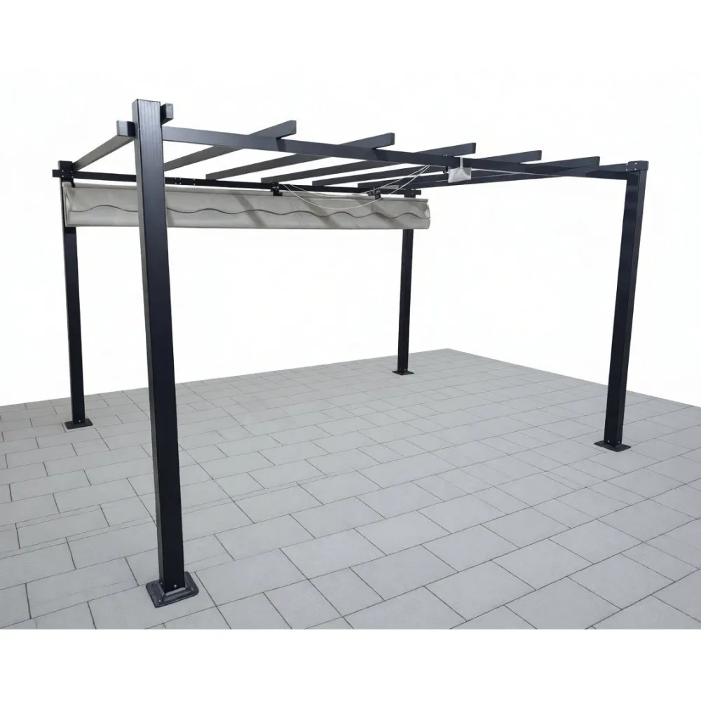 Pergola Sunset, 3 x 4 m, harmaa*Baltic Garden Hot