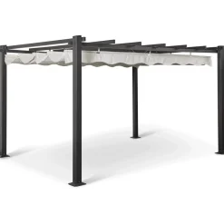 Pergola Sunset, 3 x 4 m, harmaa*Baltic Garden Hot