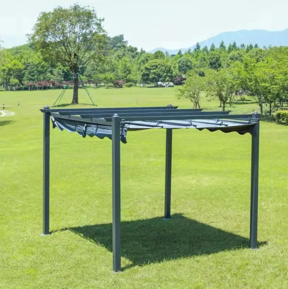Pergola Sunset, 3 x 4 m, harmaa*Baltic Garden Hot
