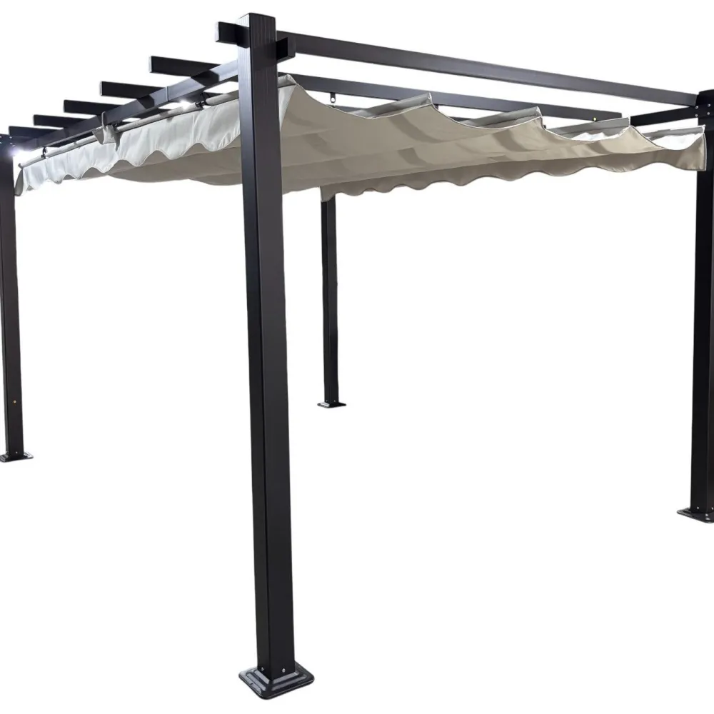 Pergola Sunset, 3 x 4 m, harmaa*Baltic Garden Hot