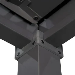 Pergola Mirador-80, 300x300cm, tummanharmaa*Home4you Hot