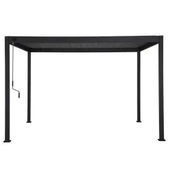 Pergola Mirador-88, 300x300cm, tummanharmaa*Home4you Outlet
