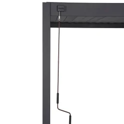 Pergola Mirador-88, 300x300cm, tummanharmaa*Home4you Outlet