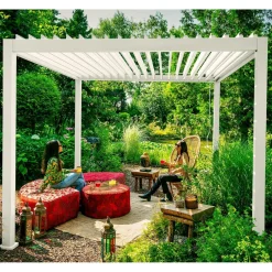 Hot Pergola Mirador-111, 300x400cm, valkoinen Paviljongit|Paviljongit