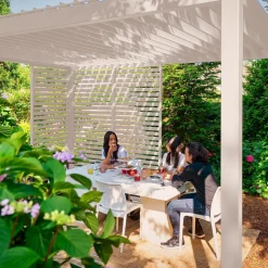 Hot Pergola Mirador-111, 300x400cm, valkoinen Paviljongit|Paviljongit