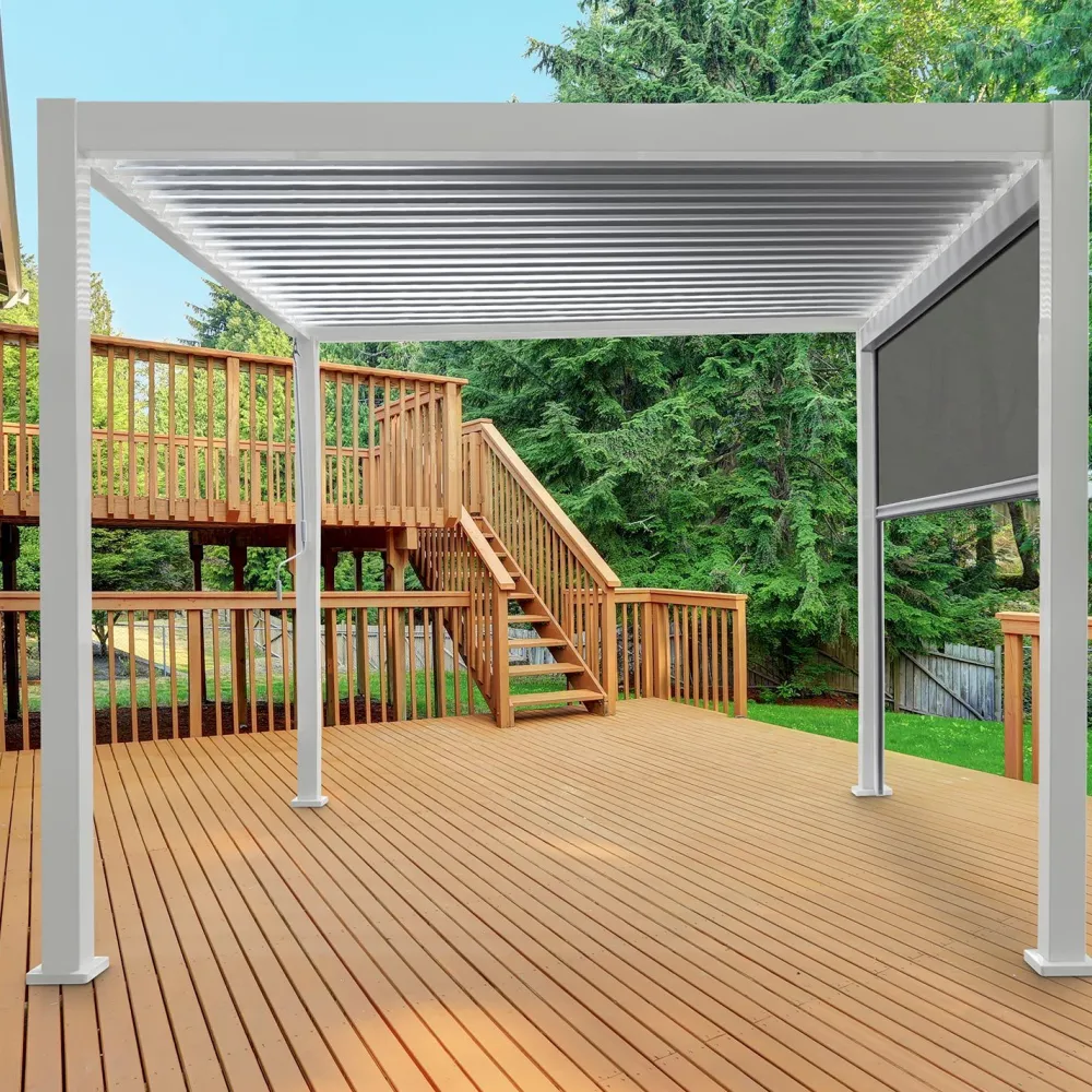 Hot Pergola Mirador-111, 300x400cm, valkoinen Paviljongit|Paviljongit