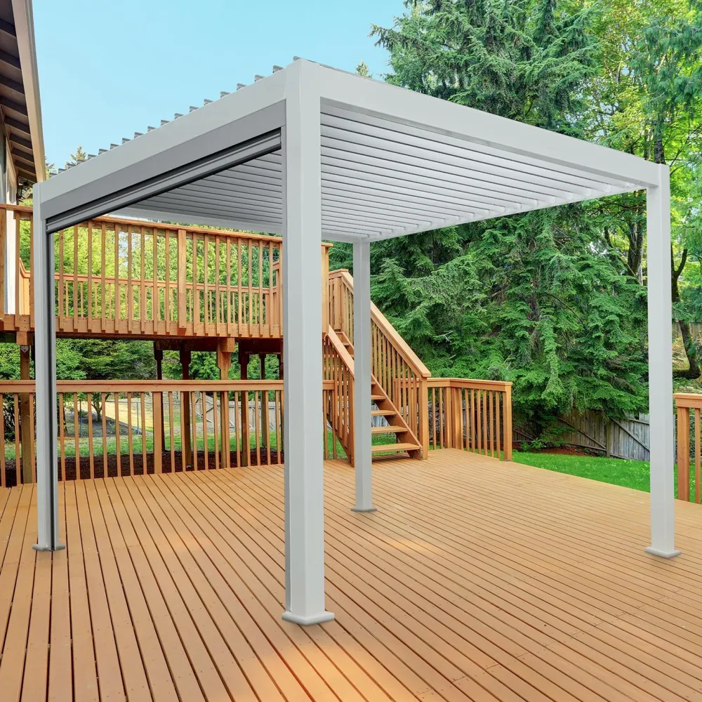 Hot Pergola Mirador-111, 300x400cm, valkoinen Paviljongit|Paviljongit