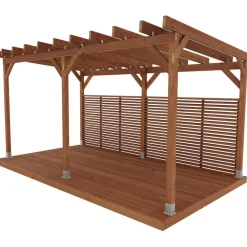 New Pergola , ruskea, eri mittoja Pergolat